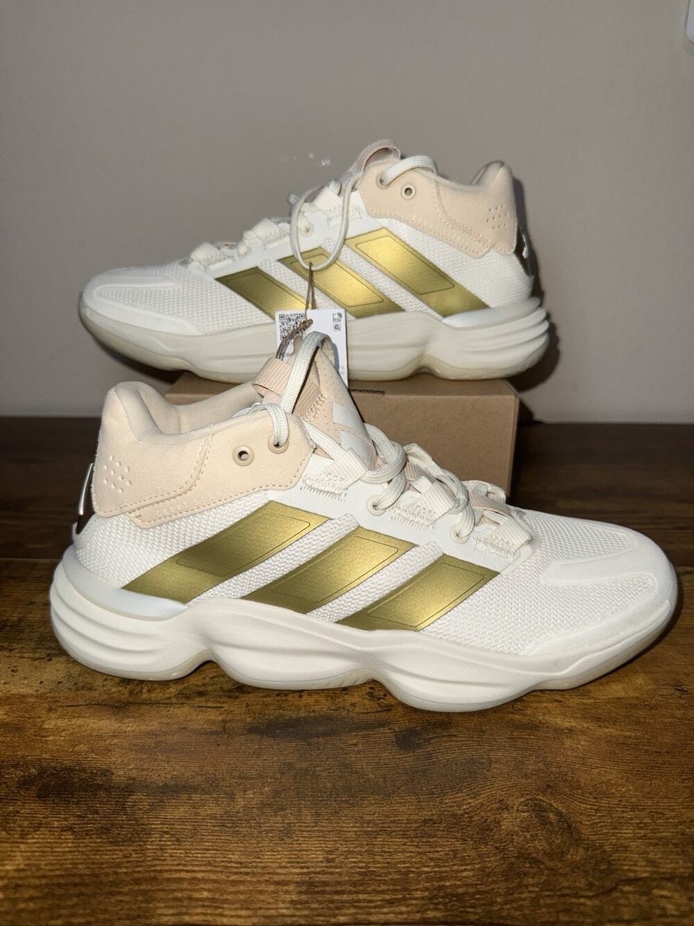 Adidas Court Stabil Mid Indoor Volleyball Shoes Sneaker Womens Size 9 JP9833 New